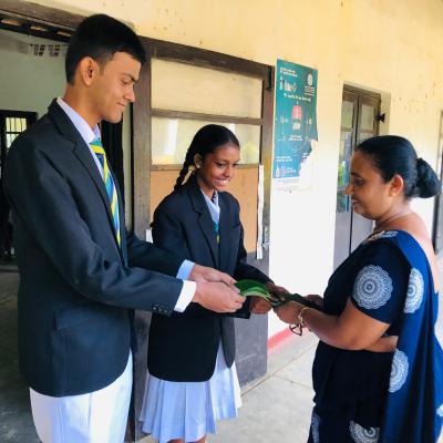 ශිෂ්‍ය නායක නිල ලාංඡන පැලදවීම